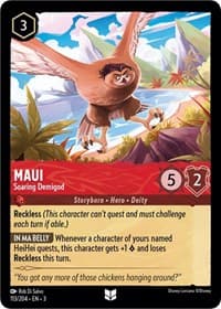 Maui - Soaring Demigod - Into the Inklands - Disney Lorcana card