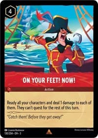 On Your Feet! Now! - Into the Inklands - Disney Lorcana card