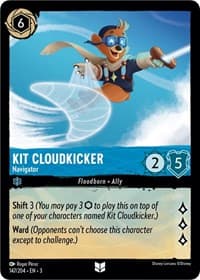 Kit Cloudkicker - Navigator - Into the Inklands - Disney Lorcana card