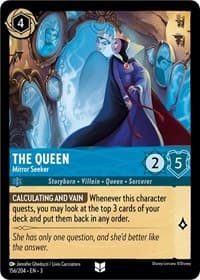 The Queen - Mirror Seeker - Into the Inklands - Disney Lorcana card