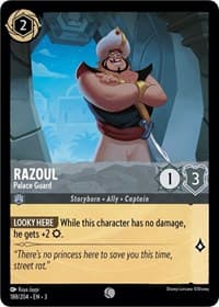 Razoul - Palace Guard - Into the Inklands - Disney Lorcana card