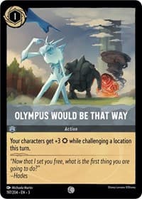 Olympus Would Be That Way - Into the Inklands - Disney Lorcana card
