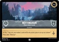 Nottingham - Prince John's Castle - Into the Inklands - Disney Lorcana card