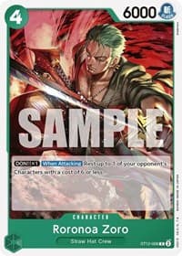 Roronoa Zoro - ST-12: Starter Deck 12 Zoro and Sanji - One Piece Card Game card