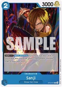 Sanji - ST-12: Starter Deck 12 Zoro and Sanji - One Piece Card Game card