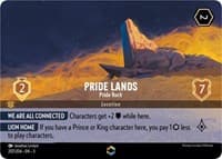 Pride Lands - Pride Rock (Enchanted) - Into the Inklands - Disney Lorcana card