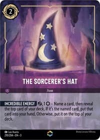 The Sorcerer's Hat (Enchanted) - Into the Inklands - Disney Lorcana card