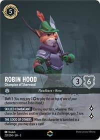Robin Hood - Champion of Sherwood (Enchanted) - Into the Inklands - Disney Lorcana card