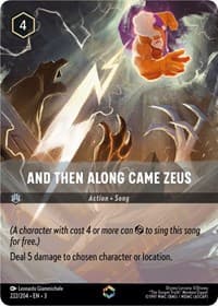 And Then Along Came Zeus (Enchanted) - Into the Inklands - Disney Lorcana card
