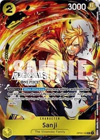 Sanji (Offline Regional 2024) [Participant] - One Piece Promotion Cards - One Piece Card Game card