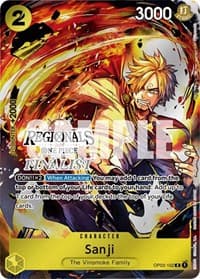Sanji (Offline Regional 2024) [Finalist] - One Piece Promotion Cards - One Piece Card Game card