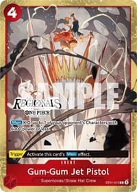 Gum-Gum Jet Pistol (Online Regional 2024) [Participant] - One Piece Promotion Cards - One Piece Card Game card