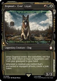 Dogmeat, Ever Loyal (Showcase) (Surge Foil) - Universes Beyond: Fallout - Magic: The Gathering card