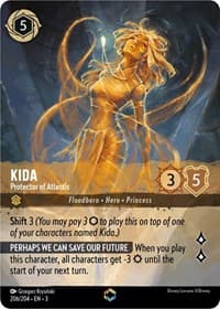 Kida - Protector of Atlantis (Enchanted) - Into the Inklands - Disney Lorcana card