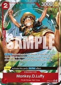 Monkey.D.Luffy (Alternate Art) - Wings of the Captain - One Piece Card Game card