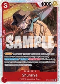 Shuraiya - Wings of the Captain - One Piece Card Game card