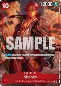 Shanks (Alternate Art) - Wings of the Captain - One Piece Card Game card