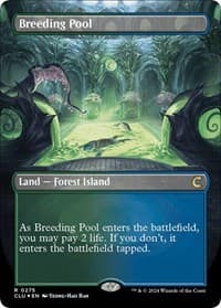 Breeding Pool (Borderless) - Ravnica: Clue Edition - Magic: The Gathering card