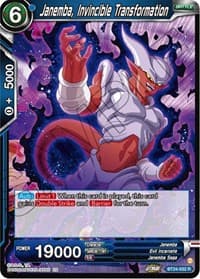 Janemba, Invincible Transformation - Beyond Generations - Dragon Ball Super: Masters card