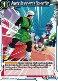 Begging for the Hero's Resurrection - Beyond Generations - Dragon Ball Super: Masters card