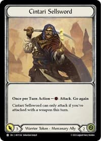 Cintari Sellsword - Heavy Hitters - Flesh and Blood TCG card