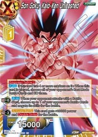 Son Goku, Kaio-Ken Unleashed - Beyond Generations - Dragon Ball Super: Masters card