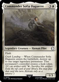 Commander Sofia Daguerre - Universes Beyond: Fallout - Magic: The Gathering card