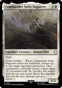 Commander Sofia Daguerre (Surge Foil) - Universes Beyond: Fallout - Magic: The Gathering card
