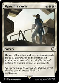 Open the Vaults - Universes Beyond: Fallout - Magic: The Gathering card