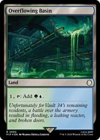 Overflowing Basin (Surge Foil) - Universes Beyond: Fallout - Magic: The Gathering card