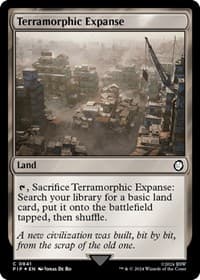 Terramorphic Expanse (Surge Foil) - Universes Beyond: Fallout - Magic: The Gathering card