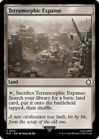 Terramorphic Expanse - Universes Beyond: Fallout - Magic: The Gathering card