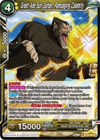 Great Ape Son Gohan, Rampaging Calamity - Beyond Generations - Dragon Ball Super: Masters card