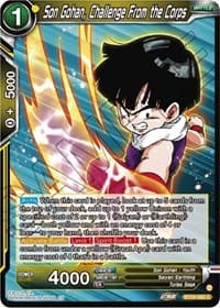 Son Gohan, Challenge From the Corps - Beyond Generations - Dragon Ball Super: Masters card