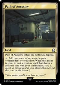 Path of Ancestry - Universes Beyond: Fallout - Magic: The Gathering card
