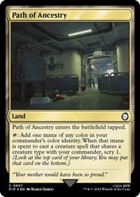 Path of Ancestry (Surge Foil) - Universes Beyond: Fallout - Magic: The Gathering card