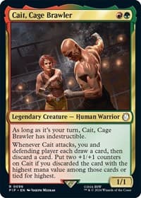Cait, Cage Brawler - Universes Beyond: Fallout - Magic: The Gathering card