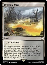 Desolate Mire (Surge Foil) - Universes Beyond: Fallout - Magic: The Gathering card