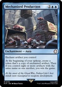 Mechanized Production - Universes Beyond: Fallout - Magic: The Gathering card