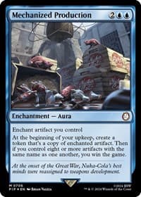 Mechanized Production (Surge Foil) - Universes Beyond: Fallout - Magic: The Gathering card