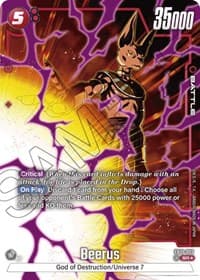 Beerus - FB01-023 (Alternate Art) - Awakened Pulse - Dragon Ball Super: Fusion World card