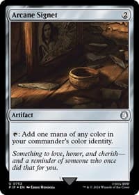 Arcane Signet (Surge Foil) - Universes Beyond: Fallout - Magic: The Gathering card