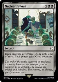 Nuclear Fallout - Universes Beyond: Fallout - Magic: The Gathering card