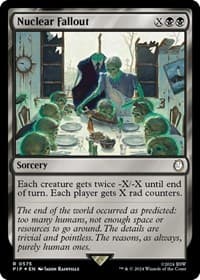 Nuclear Fallout (Surge Foil) - Universes Beyond: Fallout - Magic: The Gathering card