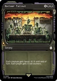Nuclear Fallout (Showcase) - Universes Beyond: Fallout - Magic: The Gathering card