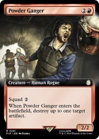 Powder Ganger (Extended Art) - Universes Beyond: Fallout - Magic: The Gathering card