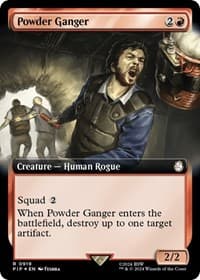 Powder Ganger (Extended Art) (Surge Foil) - Universes Beyond: Fallout - Magic: The Gathering card