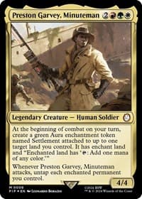 Preston Garvey, Minuteman - Universes Beyond: Fallout - Magic: The Gathering card