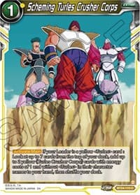 Scheming Turles Crusher Corps - Beyond Generations - Dragon Ball Super: Masters card