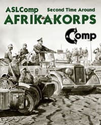 Afrikakorps Pack 4: Second Time Around (ASLComp) - Critical Hit - Boardgames card